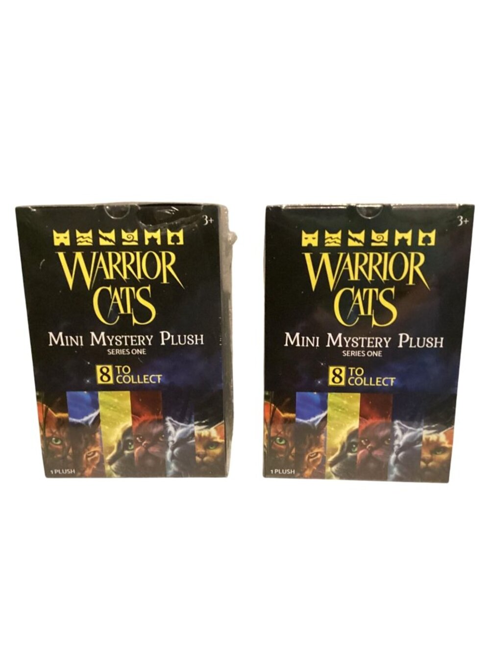 2pcs Warrior Cats Mini Mystery Plush Cats Series One New Sealed Boxes NEW